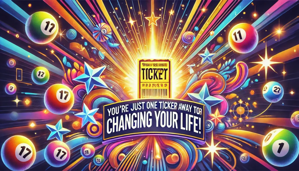 You’re Just One Ticket Away From Changing Your Life!