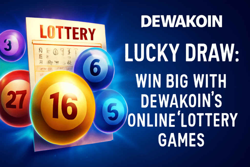 Lucky Draw: Win Big with Dewakoin’s Online Lottery Games