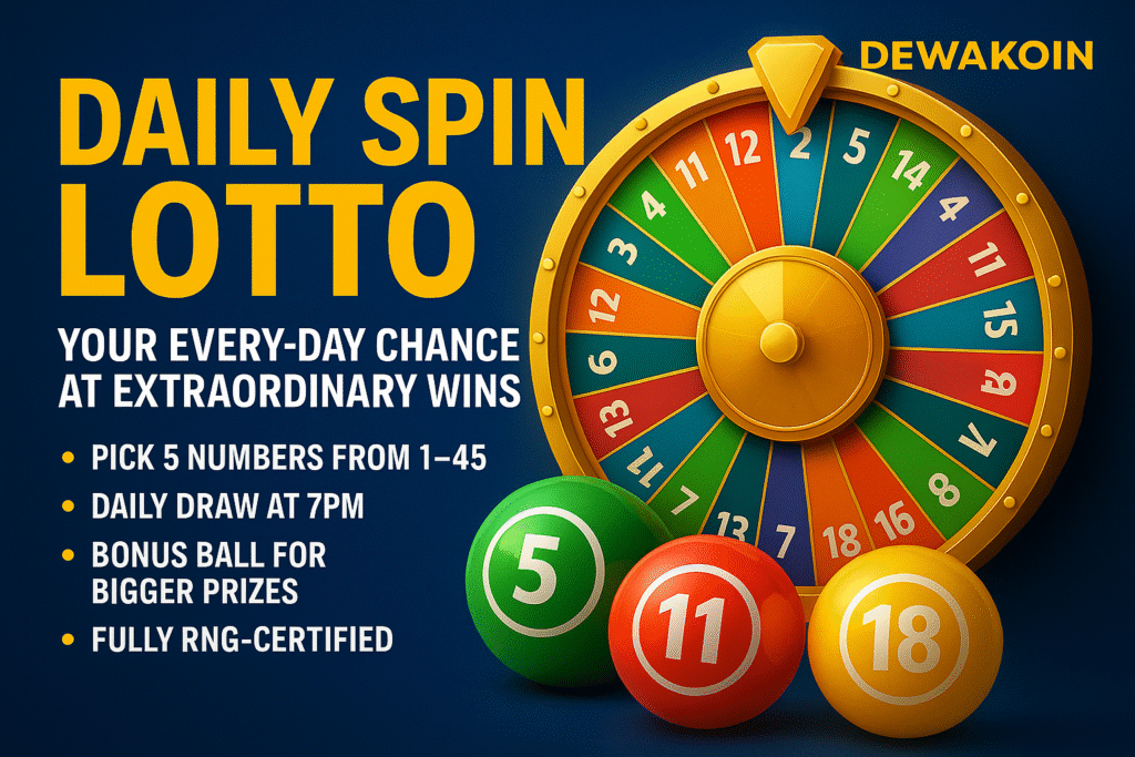 Daily Spin Lotto: Your Every-Day Chance at Extraordinary Wins