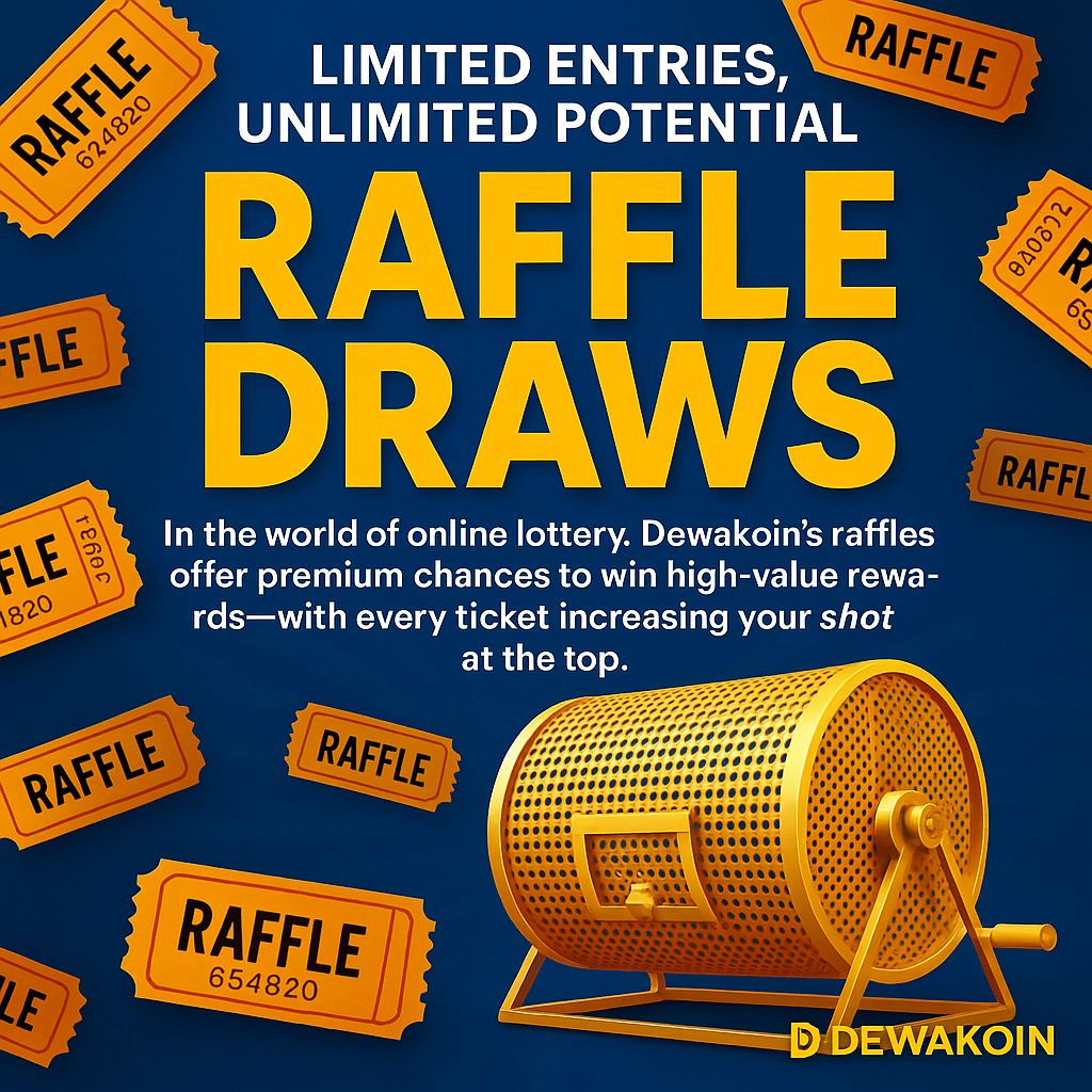 Raffle Draws at Dewakoin: Limited Entries, Unlimited Potential