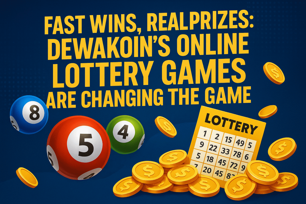 Fast Wins, Real Prizes: Dewakoin’s Online Lottery Games Are Changing the Game