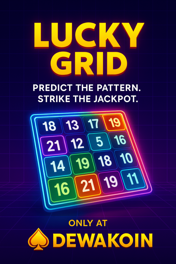 Lucky Grid: Predict the Pattern. Strike the Jackpot. Only at Dewakoin
