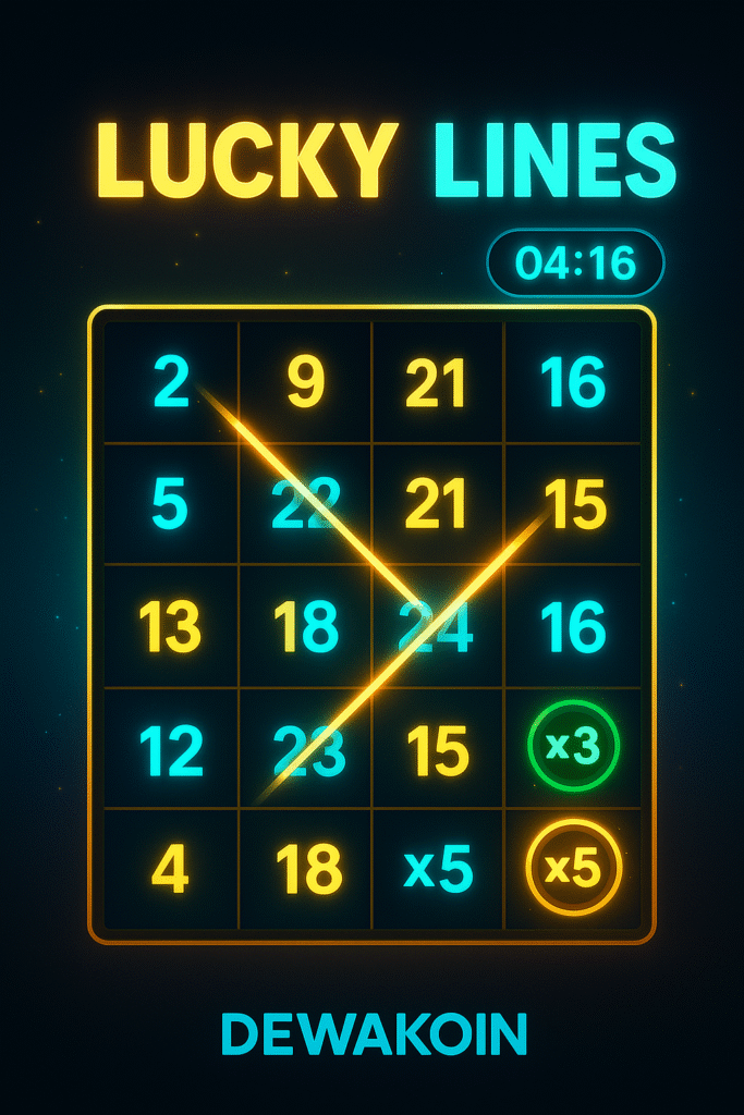 Lucky Lines: Connect, Match, Win—Only at Dewakoin