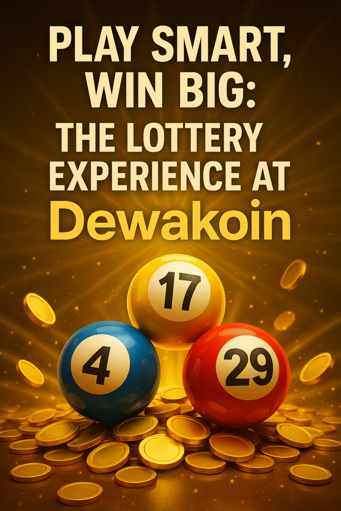 Play Smart, Win Big: The Lottery Experience at Dewakoin