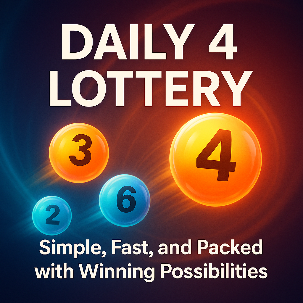 Daily 4 Lottery: Simple, Fast, and Packed with Winning Possibilities